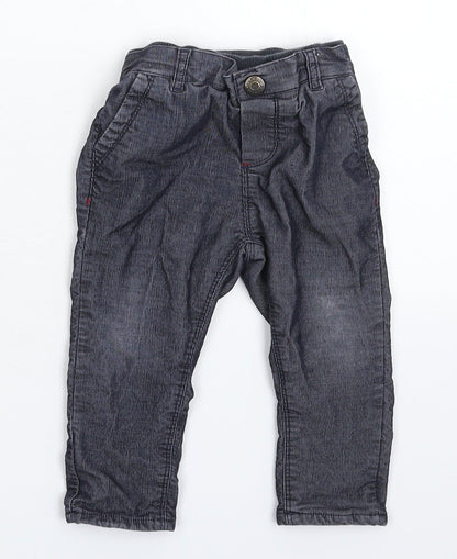 Merc Baby Blue  Corduroy Capri Trousers Size 9-12 Months