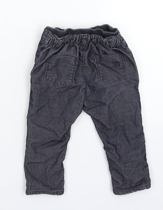 Merc Baby Blue  Corduroy Capri Trousers Size 9-12 Months