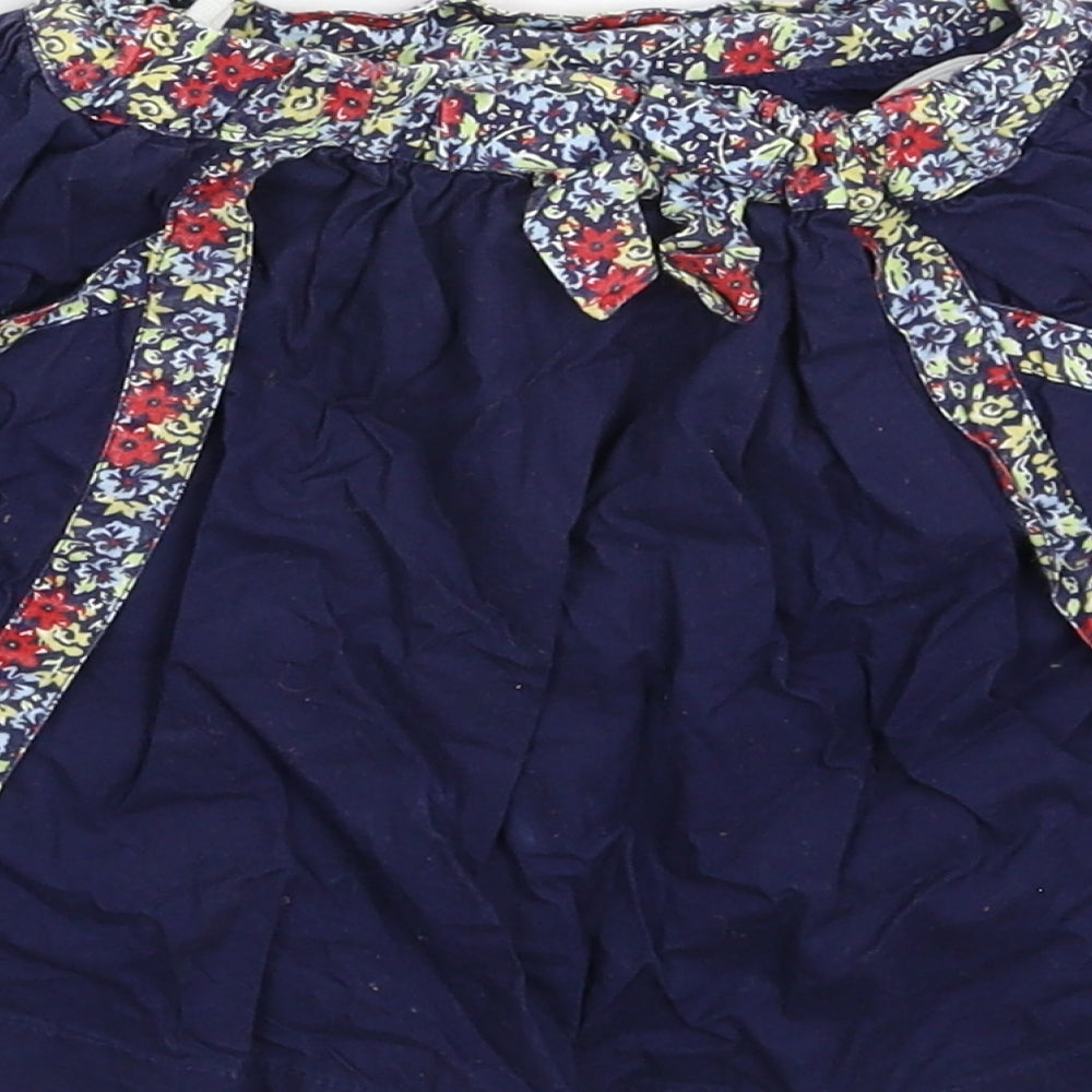 Molly n' Jack Girls Blue Floral  A-Line Skirt Size 2-3 Years