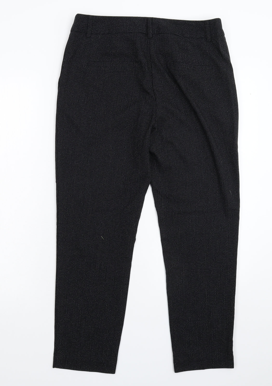 Womens UK Size 10 NEXT Slim Fit Dress Pants Black Trousers