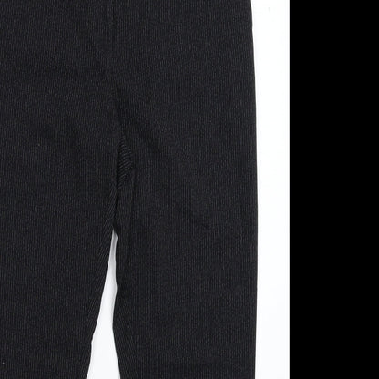 Womens UK Size 10 NEXT Slim Fit Dress Pants Black Trousers