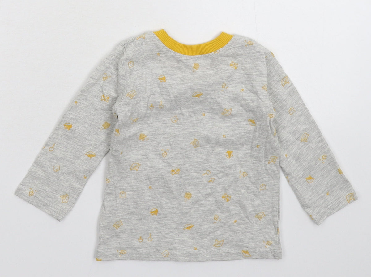George Baby Grey   Basic T-Shirt Size 9-12 Months