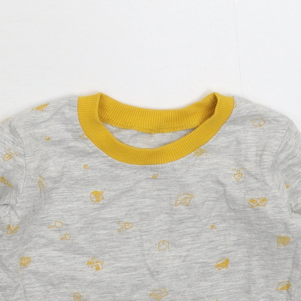 George Baby Grey   Basic T-Shirt Size 9-12 Months