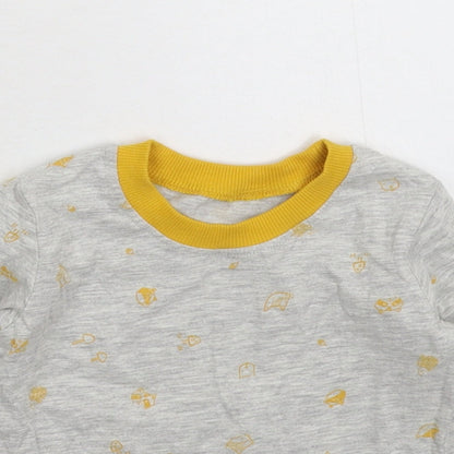 George Baby Grey   Basic T-Shirt Size 9-12 Months