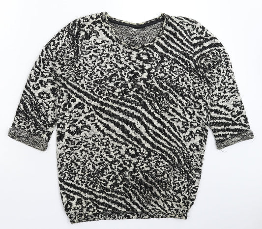 NEXT Womens Grey  Knit Pullover Jumper Size 12