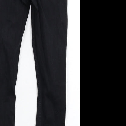 Topshop Womens Black  Denim Skinny Jeans Size 28 in L26 in
