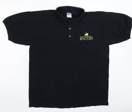 Gildan Mens Blue    Polo Size L