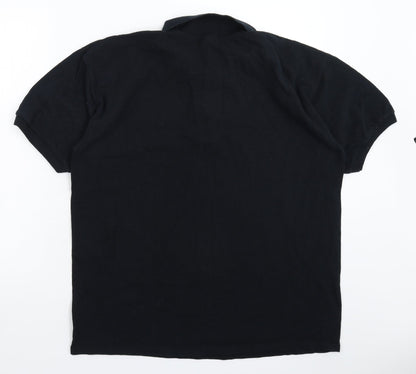 Gildan Mens Blue    Polo Size L