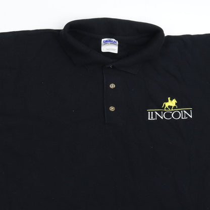 Gildan Mens Blue    Polo Size L