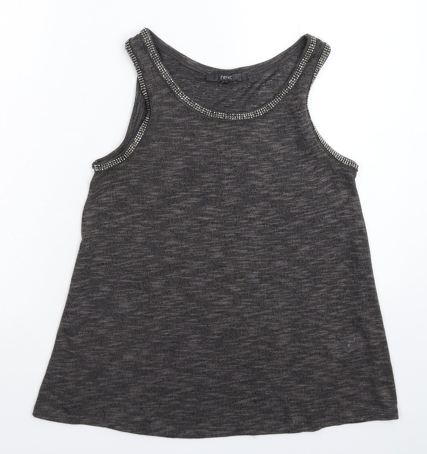 Womens UK Size 8 NEXT Grey Basic Tank