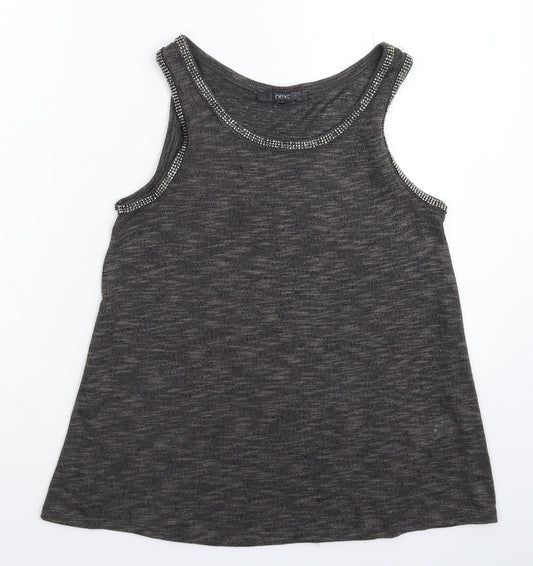 Womens UK Size 8 NEXT Grey Basic Tank