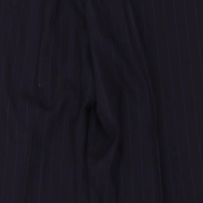 De Keyser Womens Blue Striped  Trousers  Size 12 L28 in