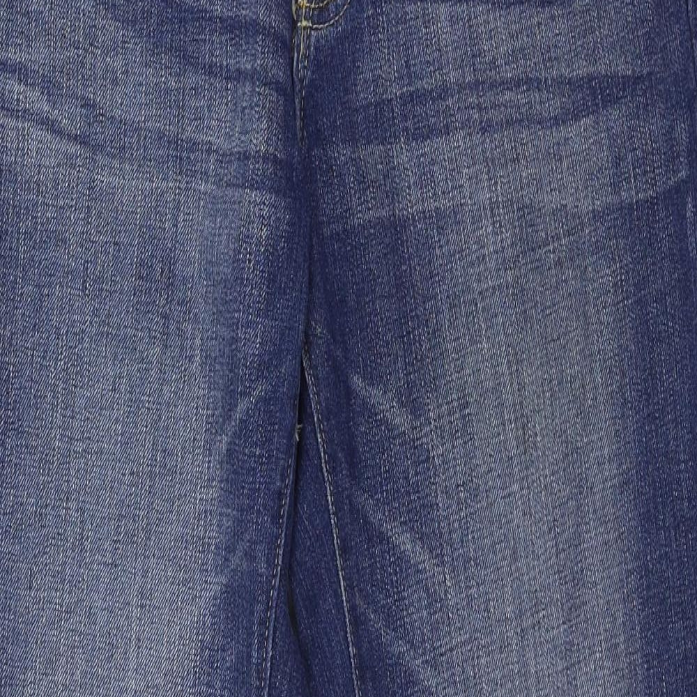 Gap Womens Blue  Denim Straight Jeans Size 34 in L28 in