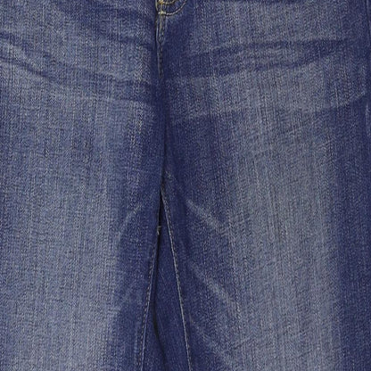 Gap Womens Blue  Denim Straight Jeans Size 34 in L28 in