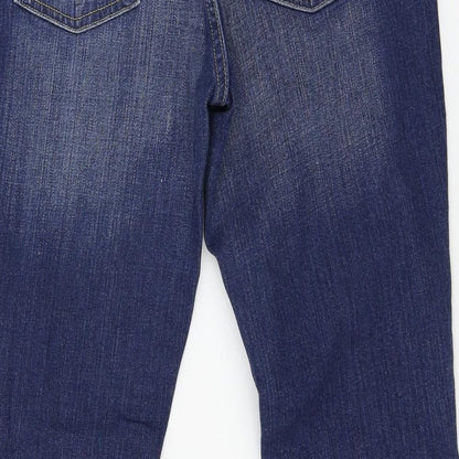 Gap Womens Blue  Denim Straight Jeans Size 34 in L28 in