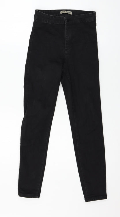 Denim & Co. Womens Black  Denim Skinny Jeans Size 6 L25 in