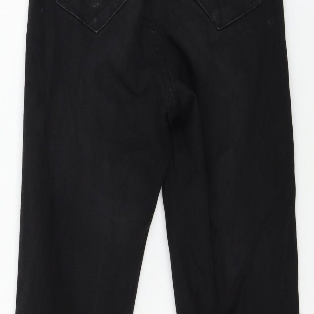 Denim & Co. Womens Black  Denim Skinny Jeans Size 6 L25 in