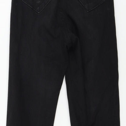 Denim & Co. Womens Black  Denim Skinny Jeans Size 6 L25 in