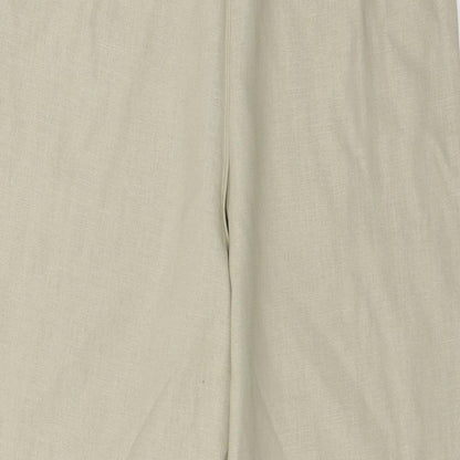 Womens UK Size 12 Classics Regular Fit  Beige Trousers