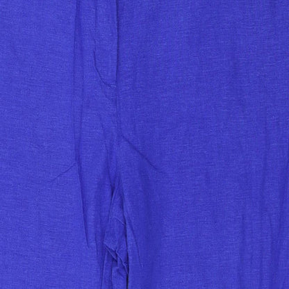 Womens UK Size 38 in Preworn Regular Fit  Blue Trousers