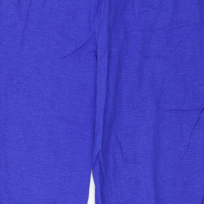 Womens UK Size 38 in Preworn Regular Fit  Blue Trousers