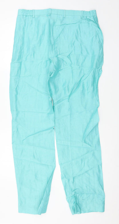 Eugene Klein Womens Blue   Trousers  Size 16 L32 in