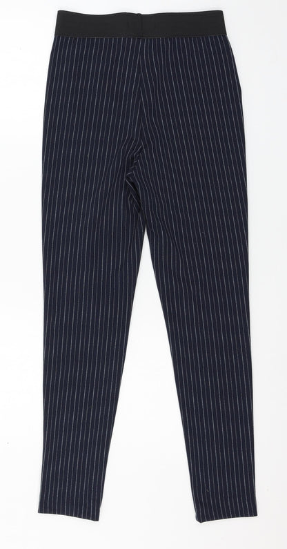 Womens UK Size 8 Marks and Spencer Regular Fit  Blue Trousers