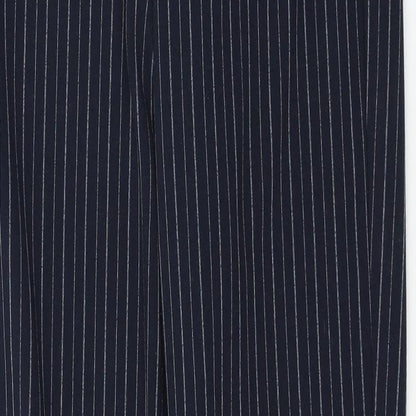 Womens UK Size 8 Marks and Spencer Regular Fit  Blue Trousers