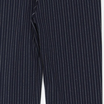 Womens UK Size 8 Marks and Spencer Regular Fit  Blue Trousers