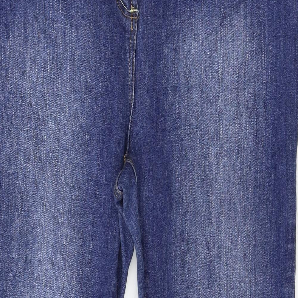 Soith Womens Blue  Denim Straight Jeans Size 10 L26 in