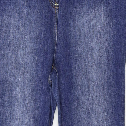 Soith Womens Blue  Denim Straight Jeans Size 10 L26 in