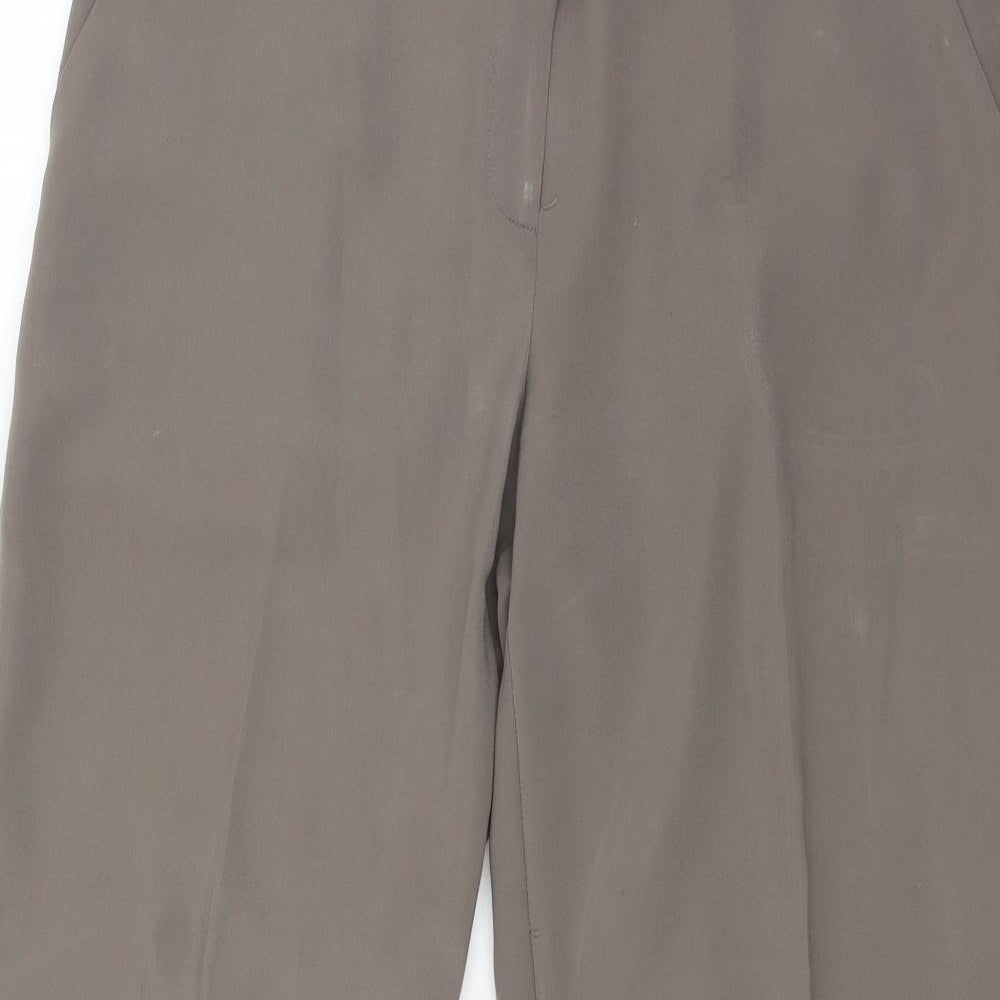 Womens UK Size 12 Per Una Regular Fit  Brown Trousers