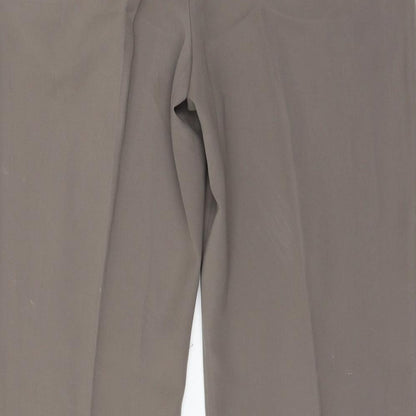 Womens UK Size 12 Per Una Regular Fit  Brown Trousers