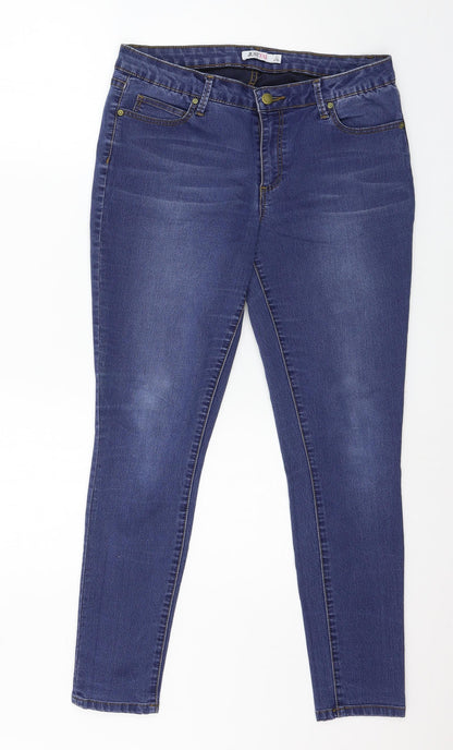 Just Fab Womens Blue  Denim Skinny Jeans Size 31 in L27 in