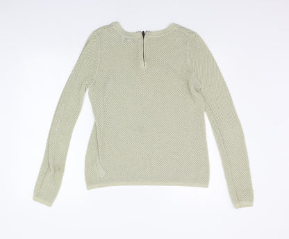 Womens UK Size 10 NEXT Gold Pullover Jumper