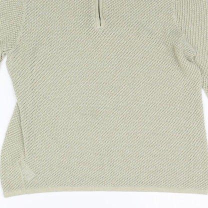 Womens UK Size 10 NEXT Gold Pullover Jumper