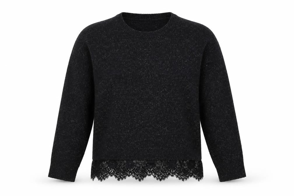 Womens UK Size M Atmosphere Black Pullover Jumper