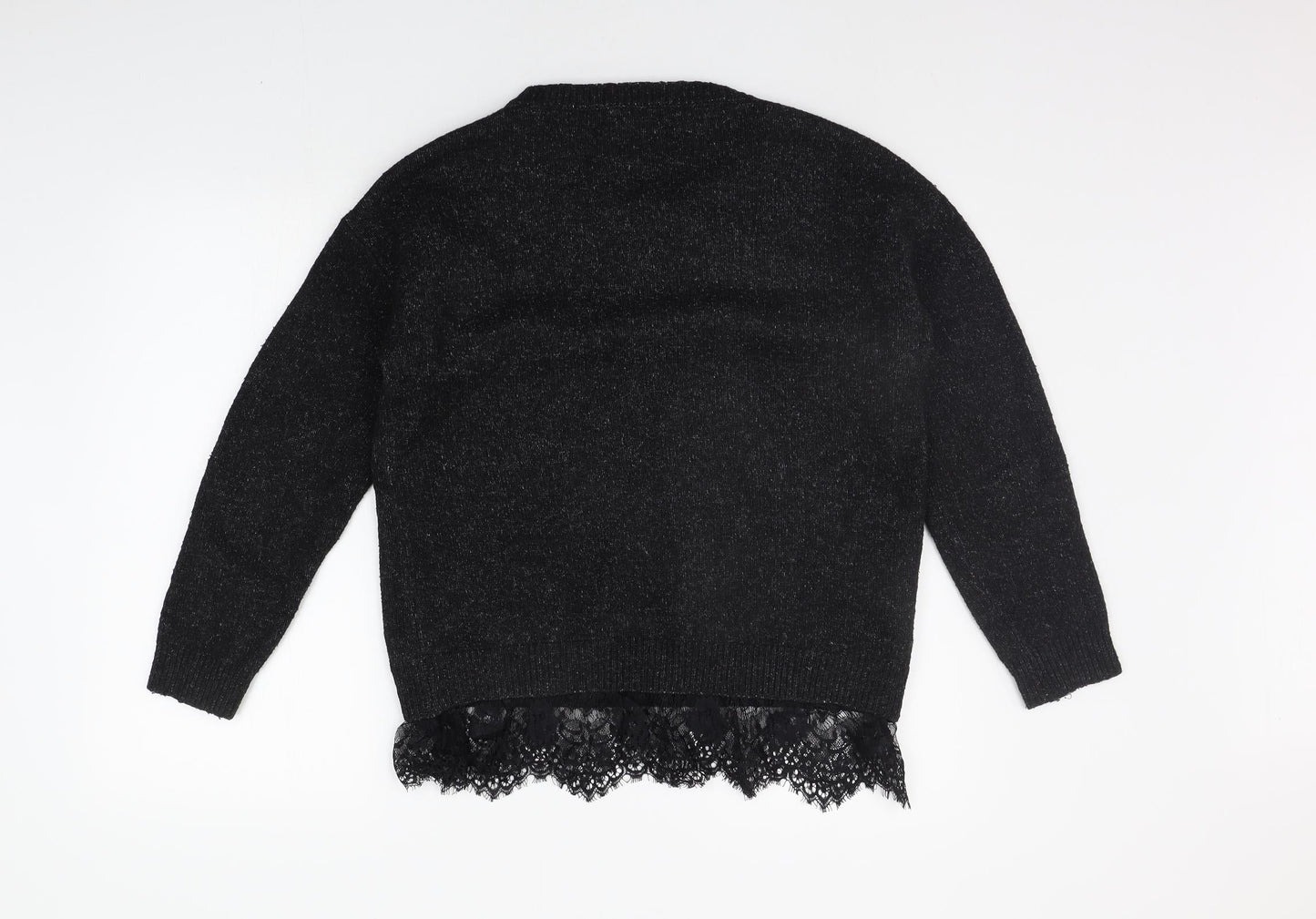 Womens UK Size M Atmosphere Black Pullover Jumper