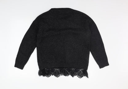 Womens UK Size M Atmosphere Black Pullover Jumper