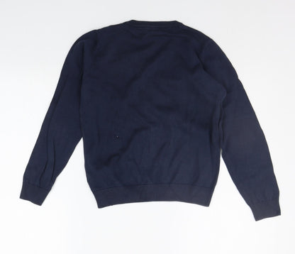 Marks and Spencer Girls Blue   Pullover Jumper Size 9-10 Years