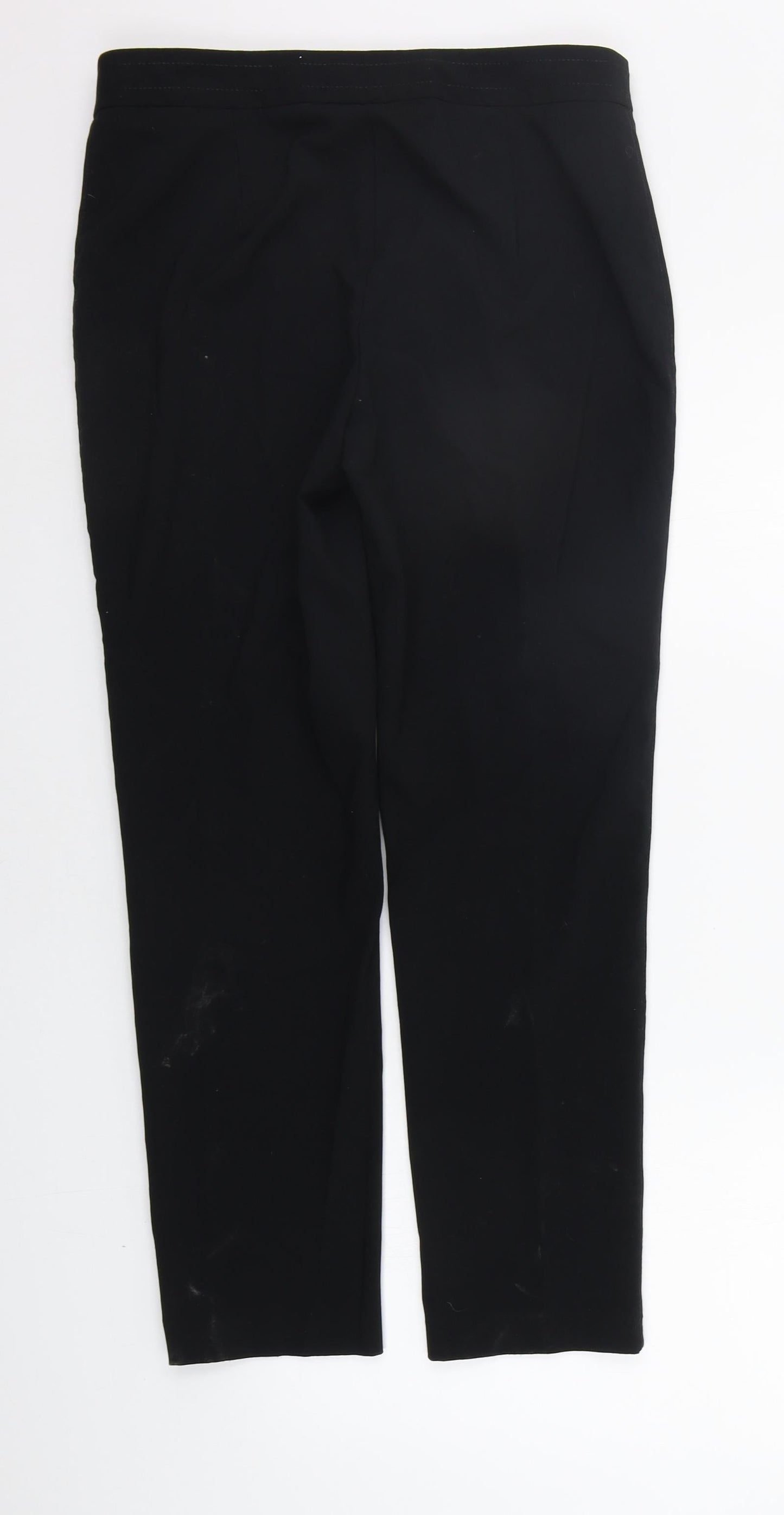 Womens UK Size 10 Marks and Spencer Regular Fit  Black Trousers