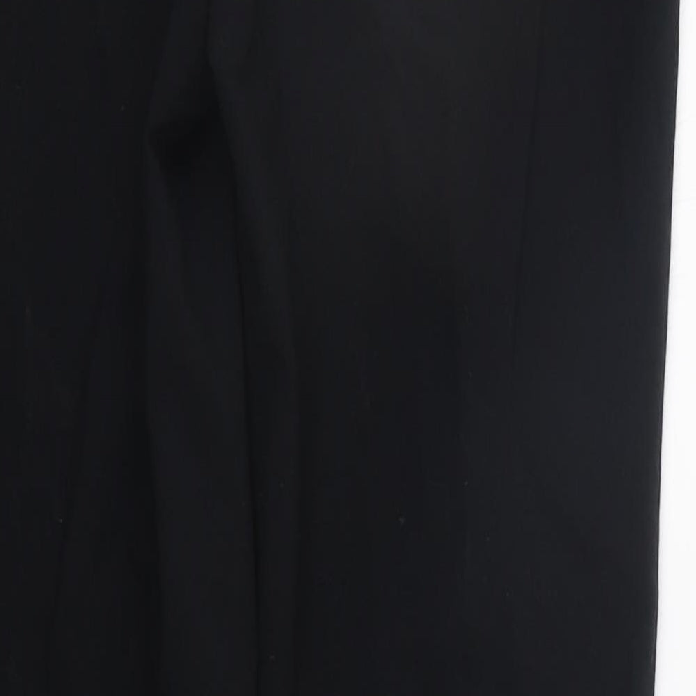 Womens UK Size 10 Marks and Spencer Regular Fit  Black Trousers