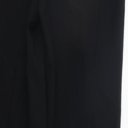 Womens UK Size 10 Marks and Spencer Regular Fit  Black Trousers