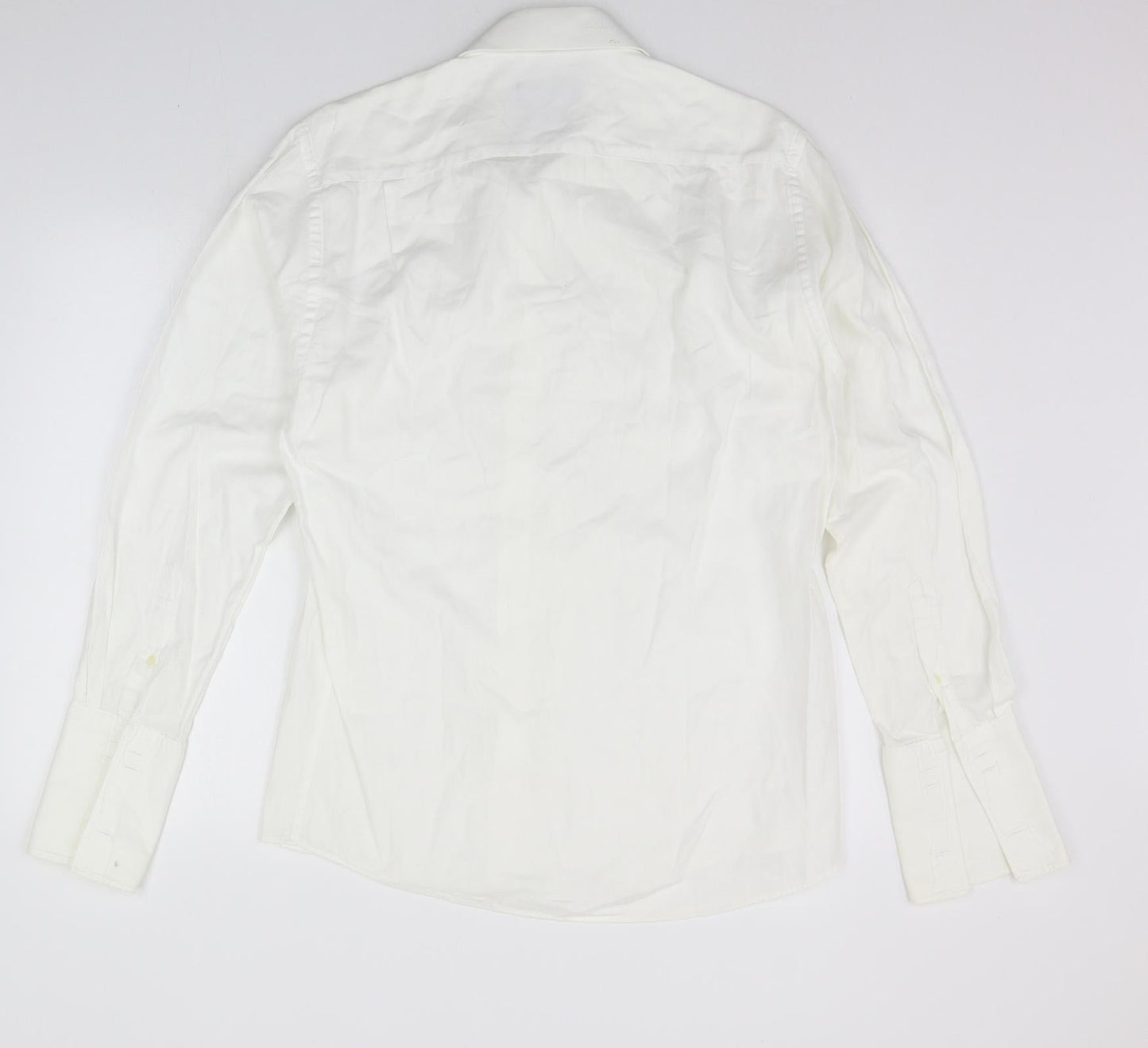 ARMANDO Mens White    Button-Up Size 15.5