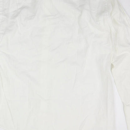 ARMANDO Mens White    Button-Up Size 15.5