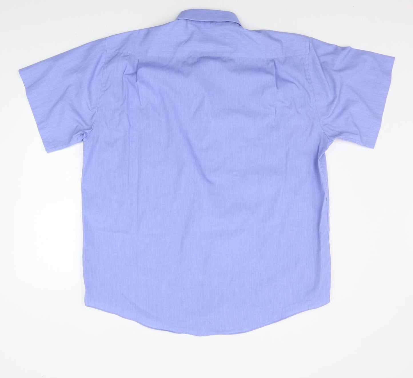 ARMANDO Mens Blue    Button-Up Size 17.5