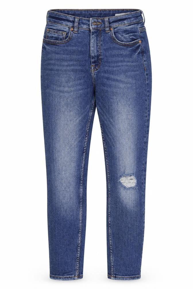 Denim & Co. Womens Blue   Straight Jeans Size 10 L26 in
