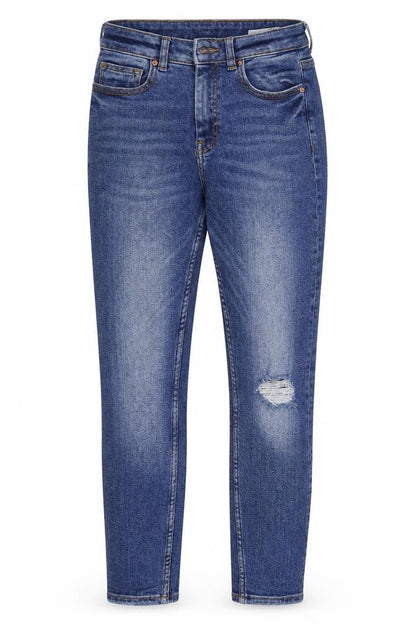 Denim & Co. Womens Blue   Straight Jeans Size 10 L26 in