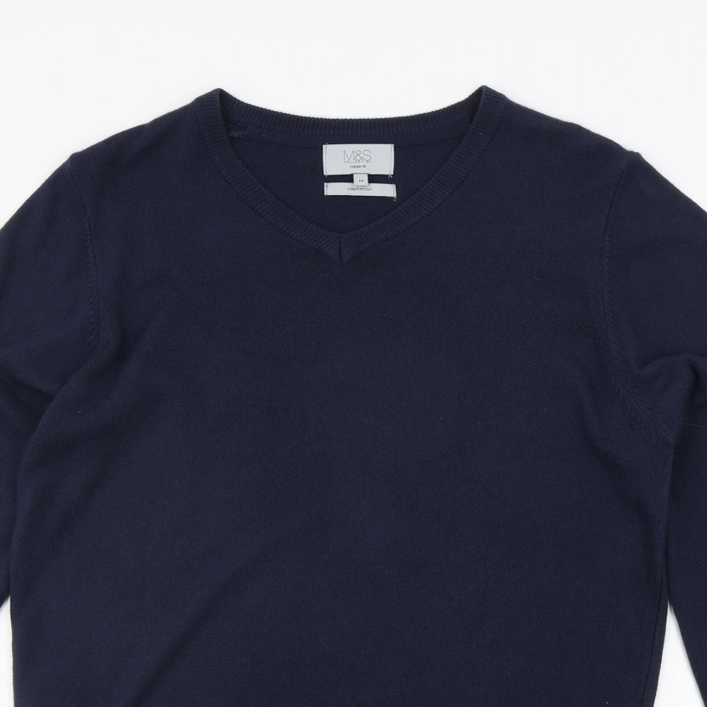 Marks and Spencer Mens Blue   Pullover Jumper Size M