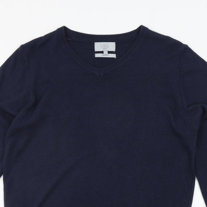 Marks and Spencer Mens Blue   Pullover Jumper Size M